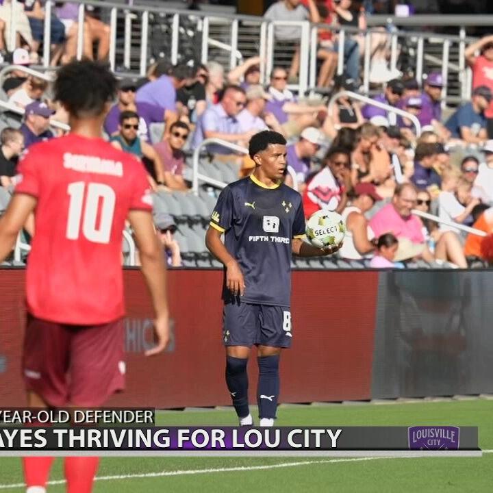16-year-old Brandon Dayes comfortable in first start for Lou City